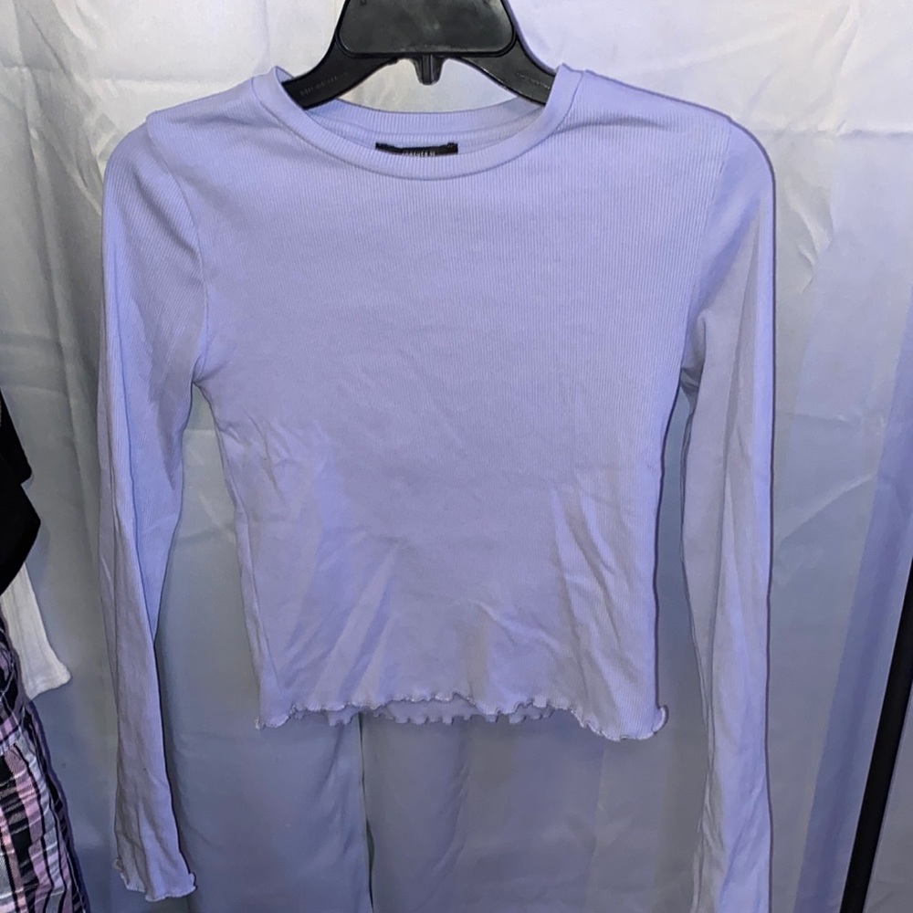 sky blue long sleeve dress shirt